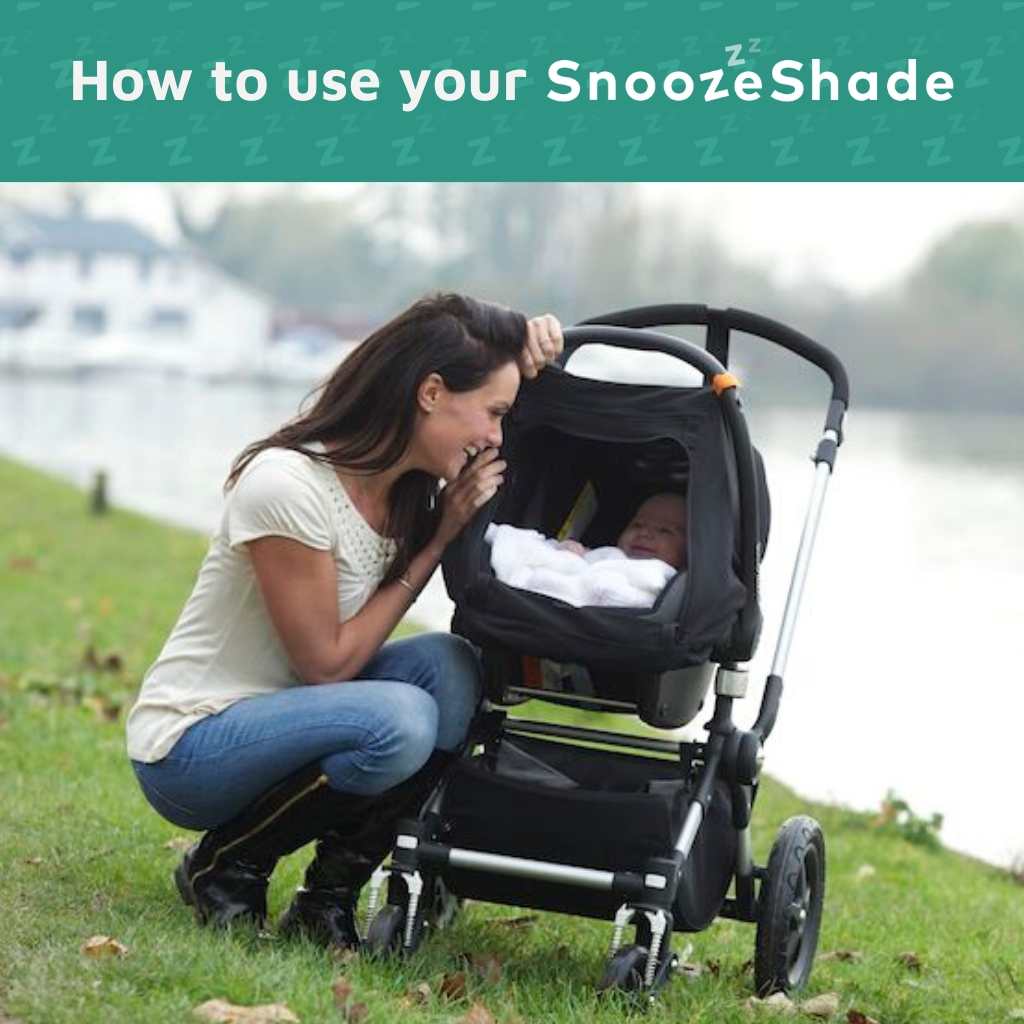 How to use SnoozeShade baby sun and sleep shades | SnoozeShade